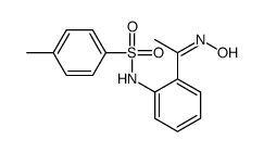 N-[2-(N-hydroxy-C-methylcarbonimidoyl)phenyl]-4-methylbenzenesulfonamide Structure