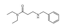 N-(2-Diaethylaminocarbonyl-aethyl)-benzylamin结构式