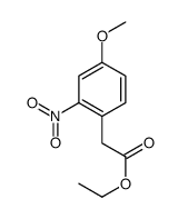2-(2-硝基-4-甲氧基苯基)乙酸乙酯结构式