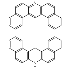 dibenz[a,j]acridine, compound with 7,14-dihydro-dibenz[a,j]acridine结构式