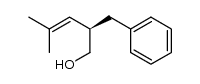 4-methyl-2(R)-(phenylmethyl)-3-penten-1-ol Structure