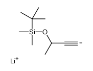 lithium,tert-butyl-but-3-yn-2-yloxy-dimethylsilane结构式