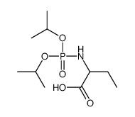 2-[di(propan-2-yloxy)phosphorylamino]butanoic acid结构式