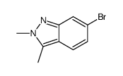 6-溴-2,3-二甲基-2H-吲唑结构式
