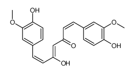 5-hydroxy-1,7-bis(4-hydroxy-3-methoxyphenyl)hepta-1,4,6-trien-3-one Structure