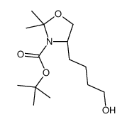 (R)-TERT-BUTYL 4-(4-HYDROXYBUTYL)-2,2-DIMETHYLOXAZOLIDINE-3-CARBOXYLATE Structure