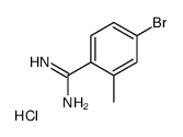 4-Bromo-2-Methylbenzimidamide hydrochloride结构式