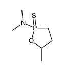 N,N,5-trimethyl-2-sulfanylidene-1,2λ5-oxaphospholan-2-amine结构式