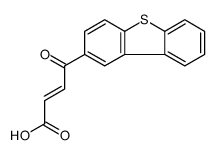 4-dibenzothiophen-2-yl-4-oxobut-2-enoic acid结构式