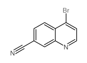 4-溴喹啉-7-甲腈结构式
