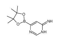 6-(4,4,5,5-tetramethyl-1,3,2-dioxaborolan-2-yl)pyrimidin-4-amine Structure