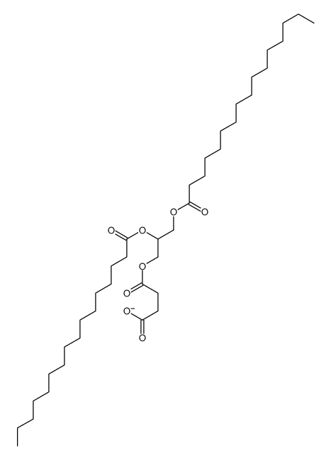4-[2,3-di(hexadecanoyloxy)propoxy]-4-oxobutanoate结构式