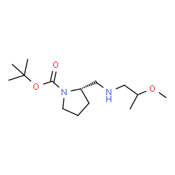 (S)-1-BOC-2-[(2-METHOXY-PROPYLAMINO)-METHYL]-PYRROLIDINE Structure