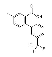 5-methyl-2-[3-(trifluoromethyl)phenyl]benzoic acid Structure
