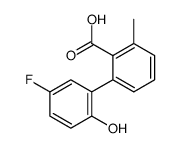 2-(5-fluoro-2-hydroxyphenyl)-6-methylbenzoic acid Structure