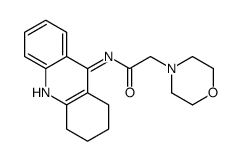 2-morpholin-4-yl-N-(1,2,3,4-tetrahydroacridin-9-yl)acetamide Structure