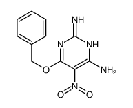 5-nitro-6-phenylmethoxypyrimidine-2,4-diamine Structure