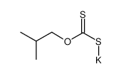 Potassium O-Isobutyl Dithiocarbonate Structure