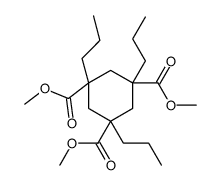 三甲基顺,顺-1,3,5-三丙基-1,3,5-环氧己烷三羧酸结构式