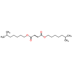 Bis(6-methylheptyl) 2-butenedioate structure