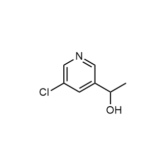 1-(5-氯吡啶-3-基)乙烷-1-醇结构式