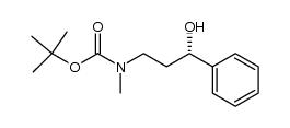 (S)-N-BOC-N-methyl-3-ol-3-phenylpropanamine Structure