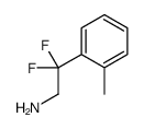 2,2-difluoro-2-(2-methylphenyl)ethanamine Structure