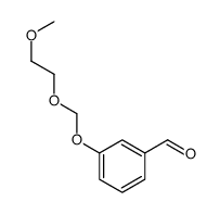 3-[(2-甲氧基乙氧基)甲氧基]苯甲醛结构式