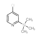 4-氯-2-三甲基甲硅烷基吡啶结构式