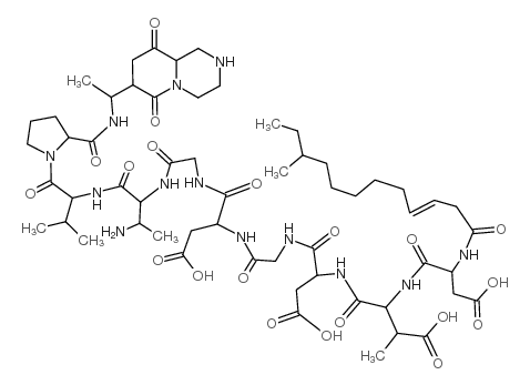 Amphomycin structure