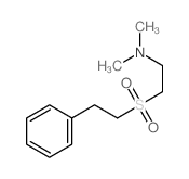 Ethanamine,N,N-dimethyl-2-[(2-phenylethyl)sulfonyl]-结构式
