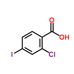2-Chloro-4-iodobenzoic acid Structure