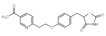 吡格列酮(M-III)结构式