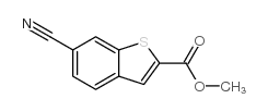6-氰基苯并[B]噻吩-2-羧酸甲酯结构式
