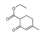 ethyl 4-methyl-2-oxocyclohex-3-ene-1-carboxylate结构式