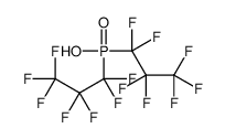 bis(1,1,2,2,3,3,3-heptafluoropropyl)phosphinic acid Structure