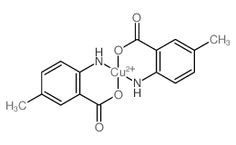 Copper,bis(2-amino-5-methylbenzoato-N,O)- (9CI)结构式