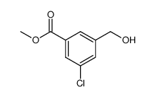 3-氯-5-(羟甲基)苯甲酸甲酯结构式