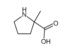 Proline, 2-methyl- (9CI) Structure