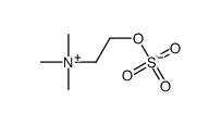 choline hydrogen sulfate Structure