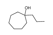 1-propylcycloheptanol结构式