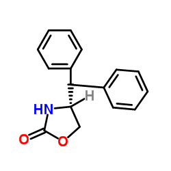 (R)-4-(二苯基甲基)-2-恶唑烷酮结构式