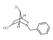 2-氮杂-2-苄基-7-溴-6-羟基-2-双环(2.2.1)庚烷结构式