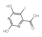 5-iodo-2,4-dioxo-1H-pyrimidine-6-carboxylic acid Structure