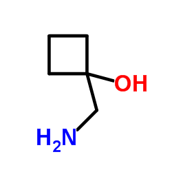1-(Aminomethyl)cyclobutanol Structure