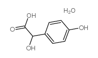 dl-4-hydroxymandelic acid monohydrate Structure