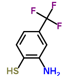 3-Amino-4-mercaptobenzotrifluoride结构式