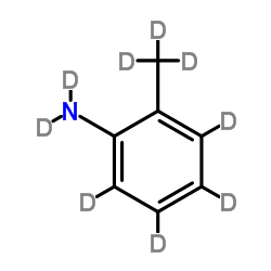 2-甲基苯胺-D9同位素结构式