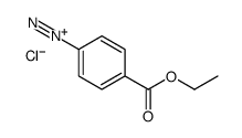 4-ethoxycarbonylbenzenediazonium,chloride结构式