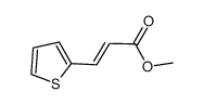 Methyl 3-(thien-2-yl)acrylate Structure